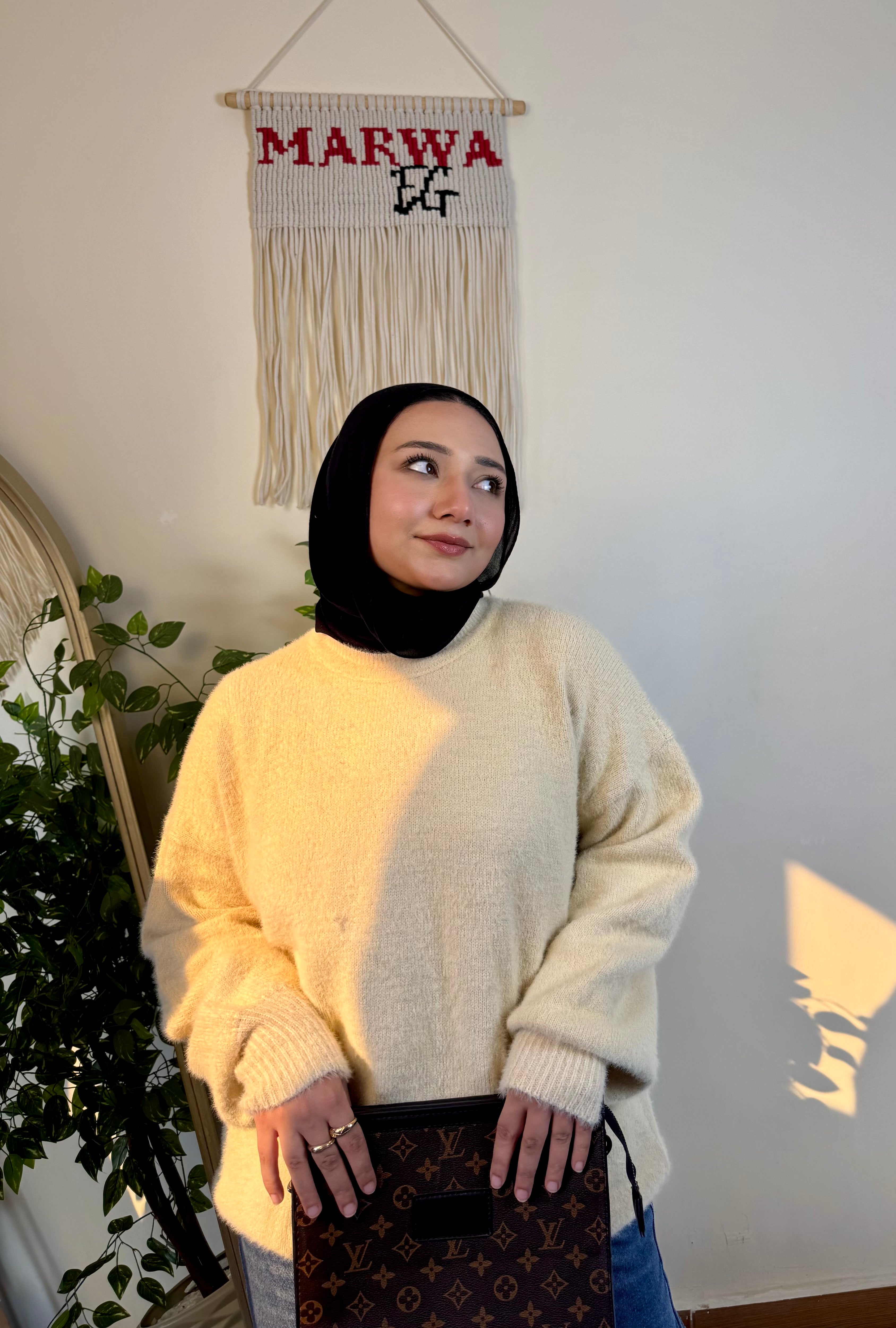 بلوفر موهير أوفر سايز