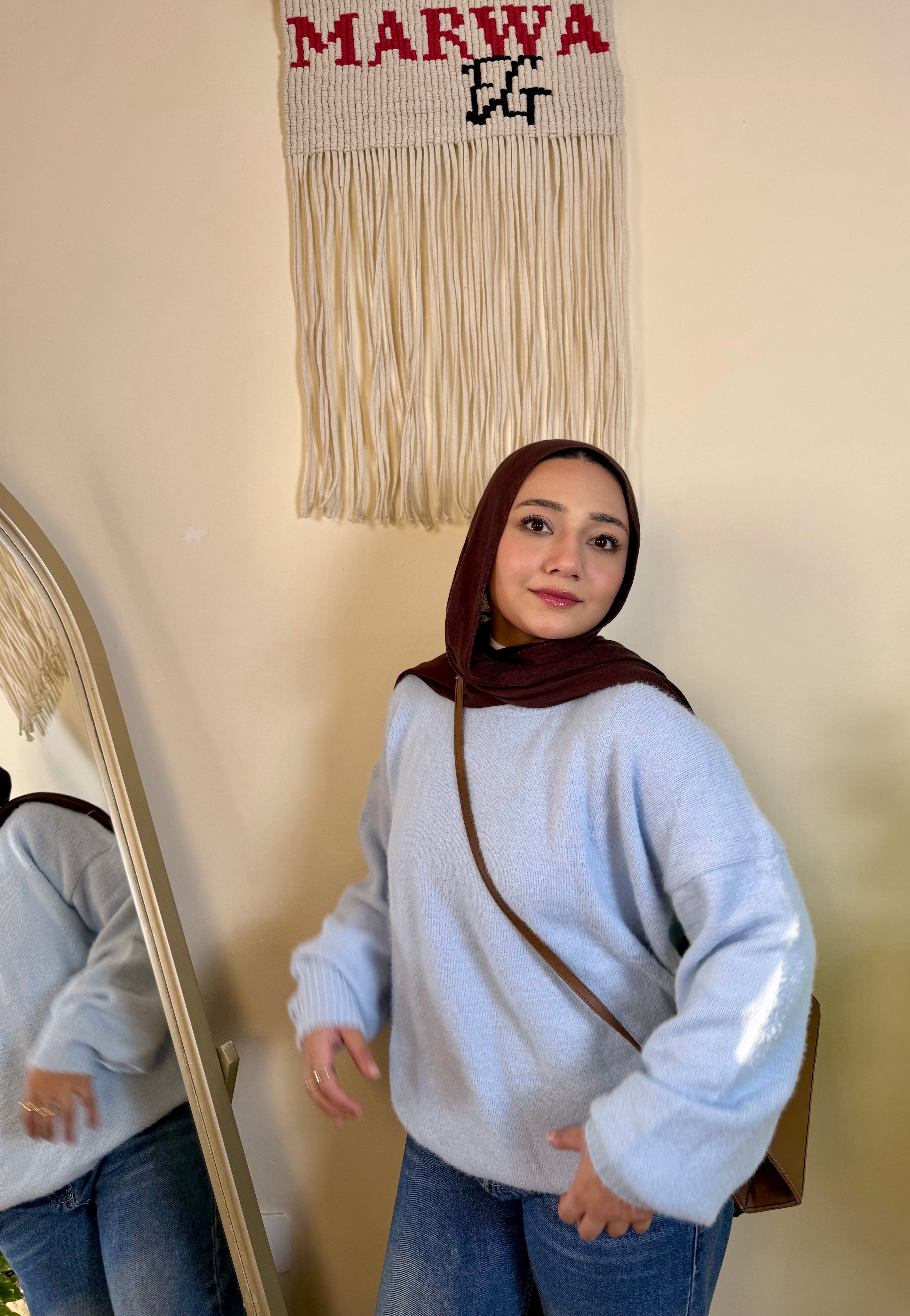 بلوفر موهير أوفر سايز
