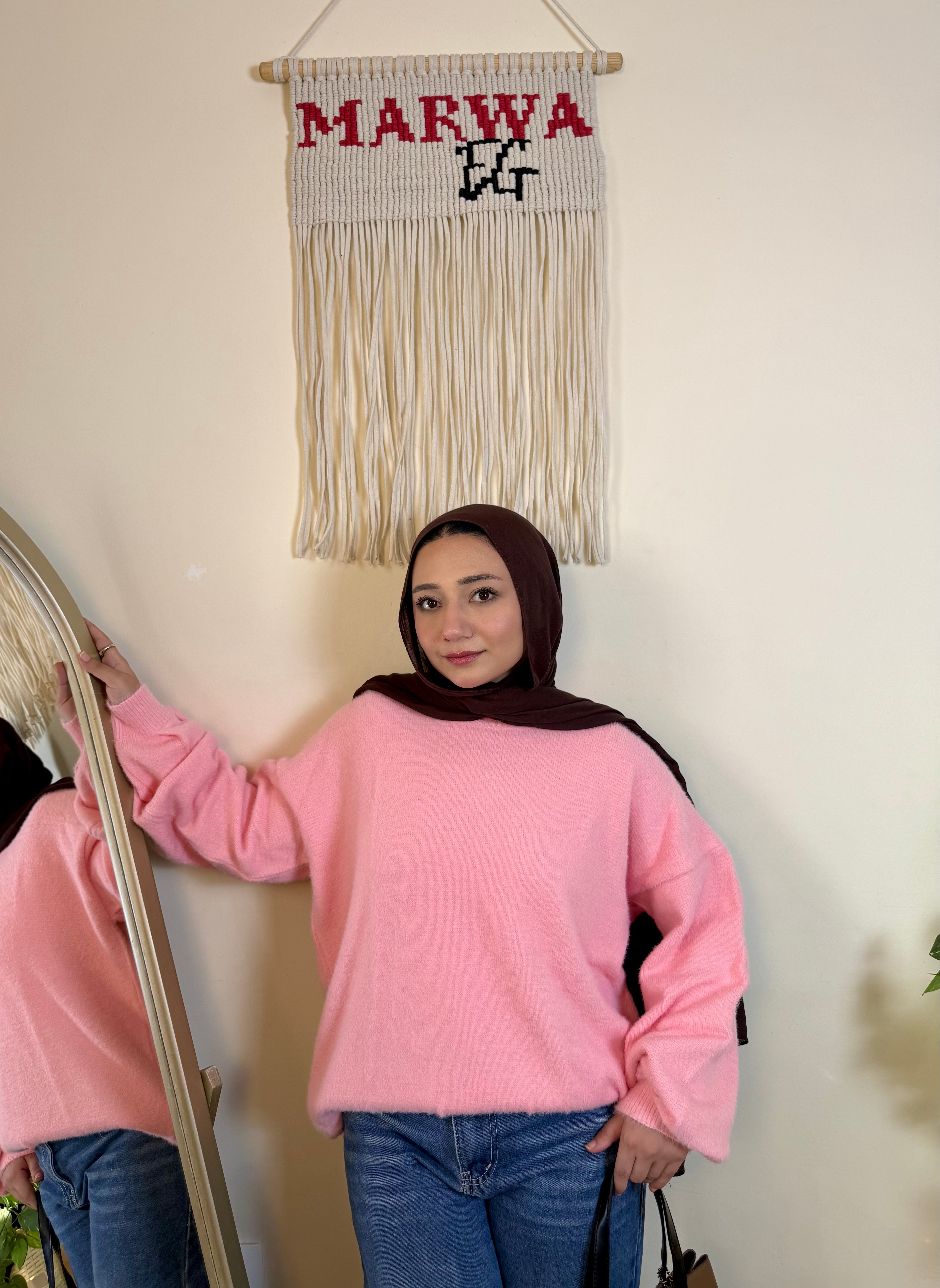 بلوفر موهير أوفر سايز