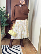 بلوفر بياقة صوف