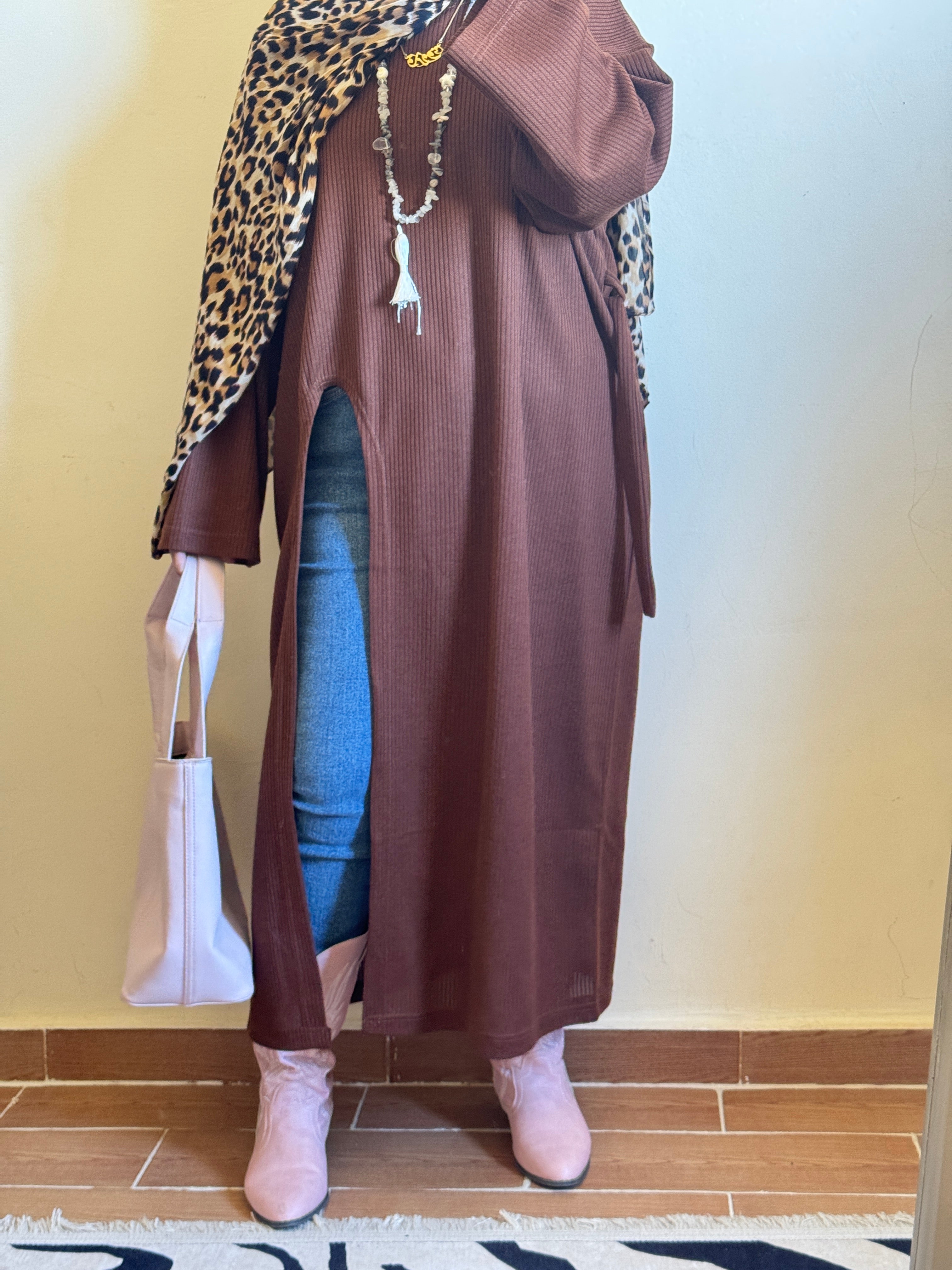 بلوزة طويلة ريب