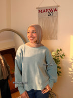 بلوفر اوفر سايز جديد كروب