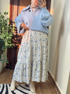 بلوفر بياقة صوف