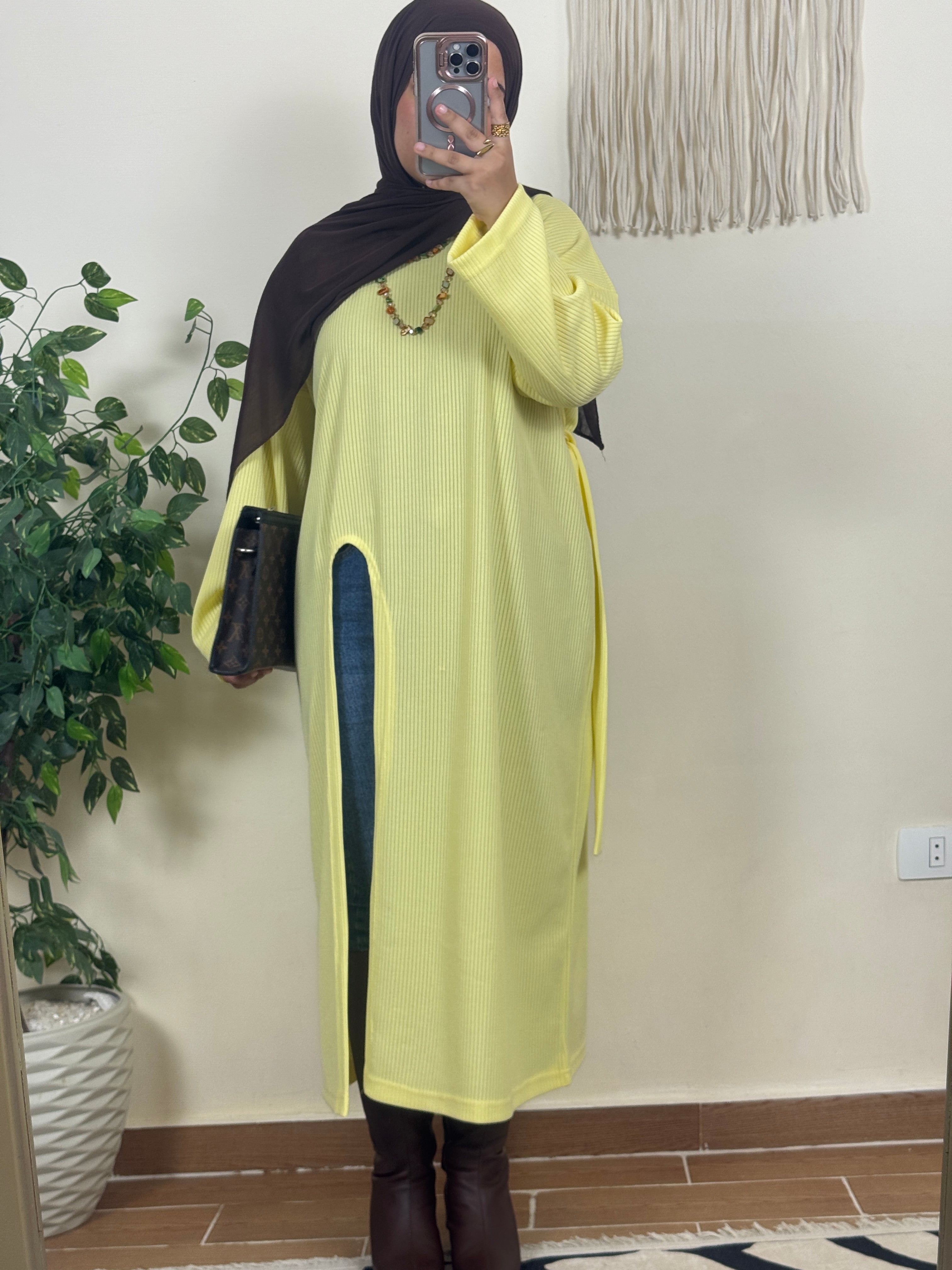 بلوزة طويلة ريب