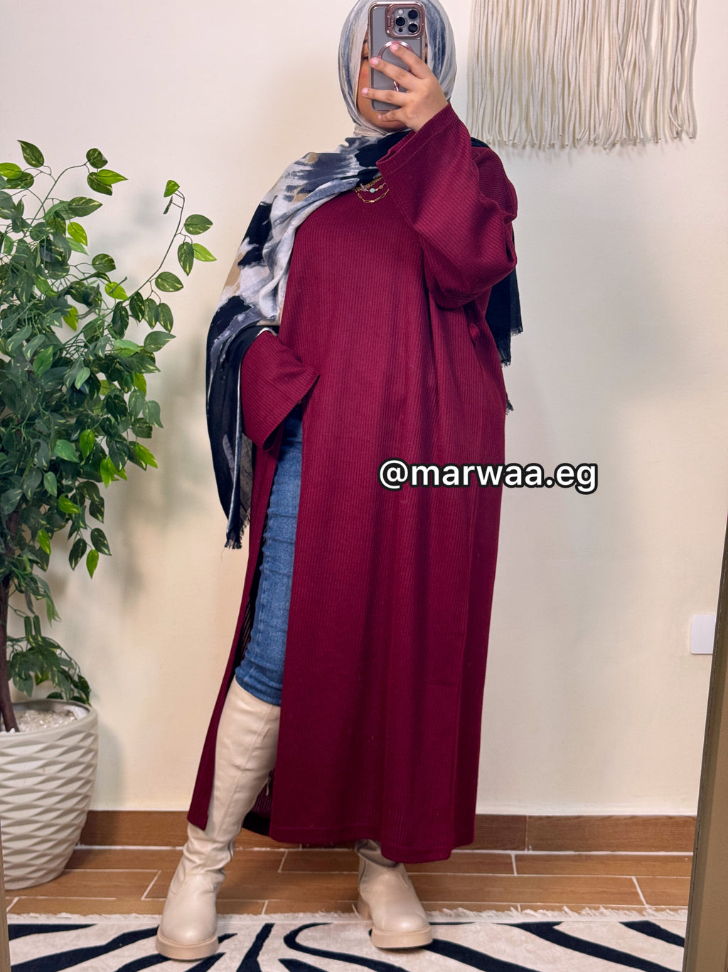 بلوزة طويلة ريب