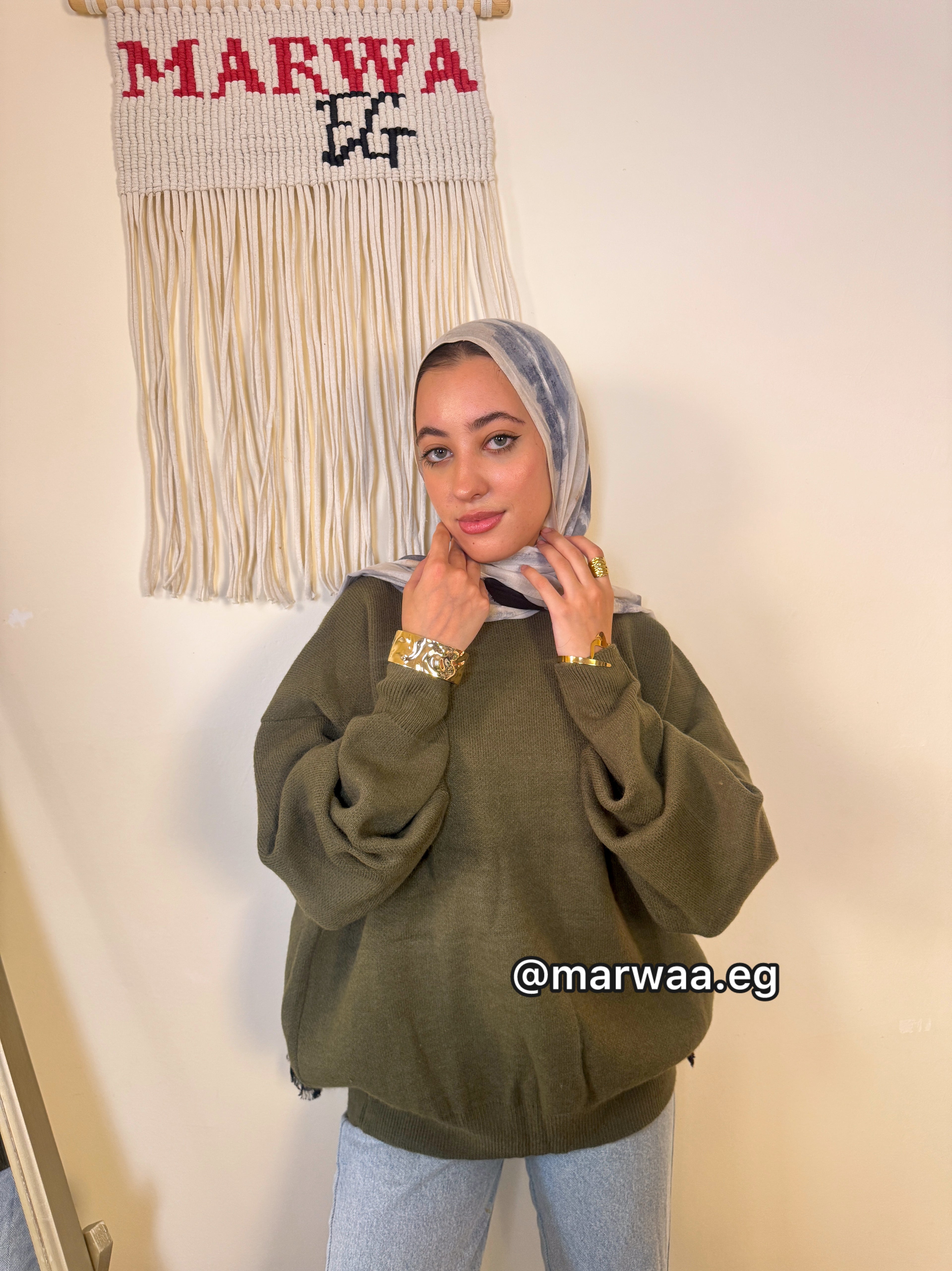 بلوفر اوفر سايز بيزك طويل