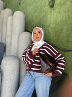 كارديجان صوف مخطط