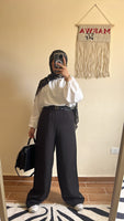 بنطلون وايد ليج