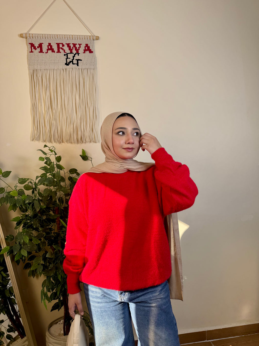 بلوفر موهير أوفر سايز