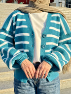 كارديجان صوف مخطط