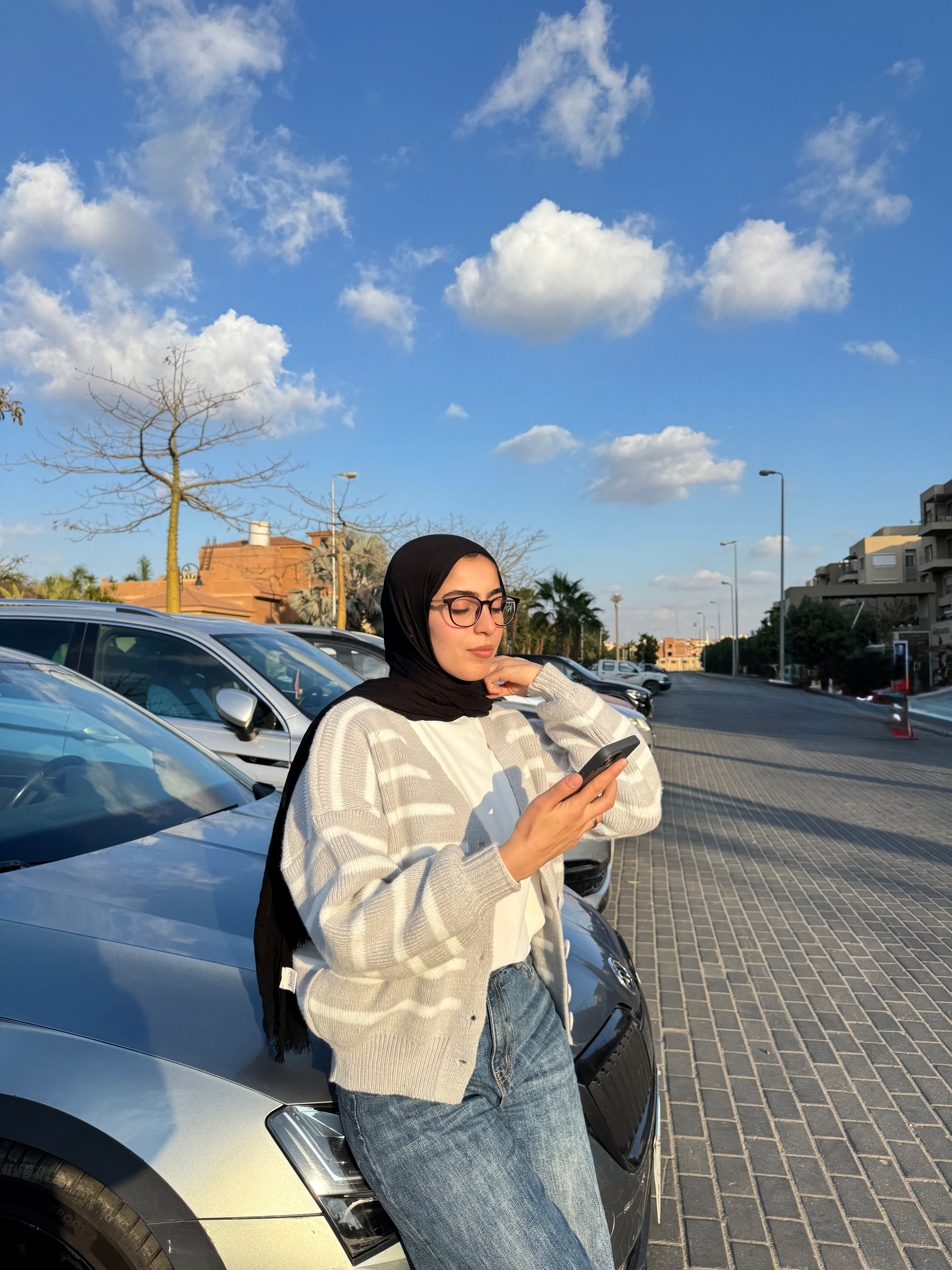 كارديجان صوف مخطط