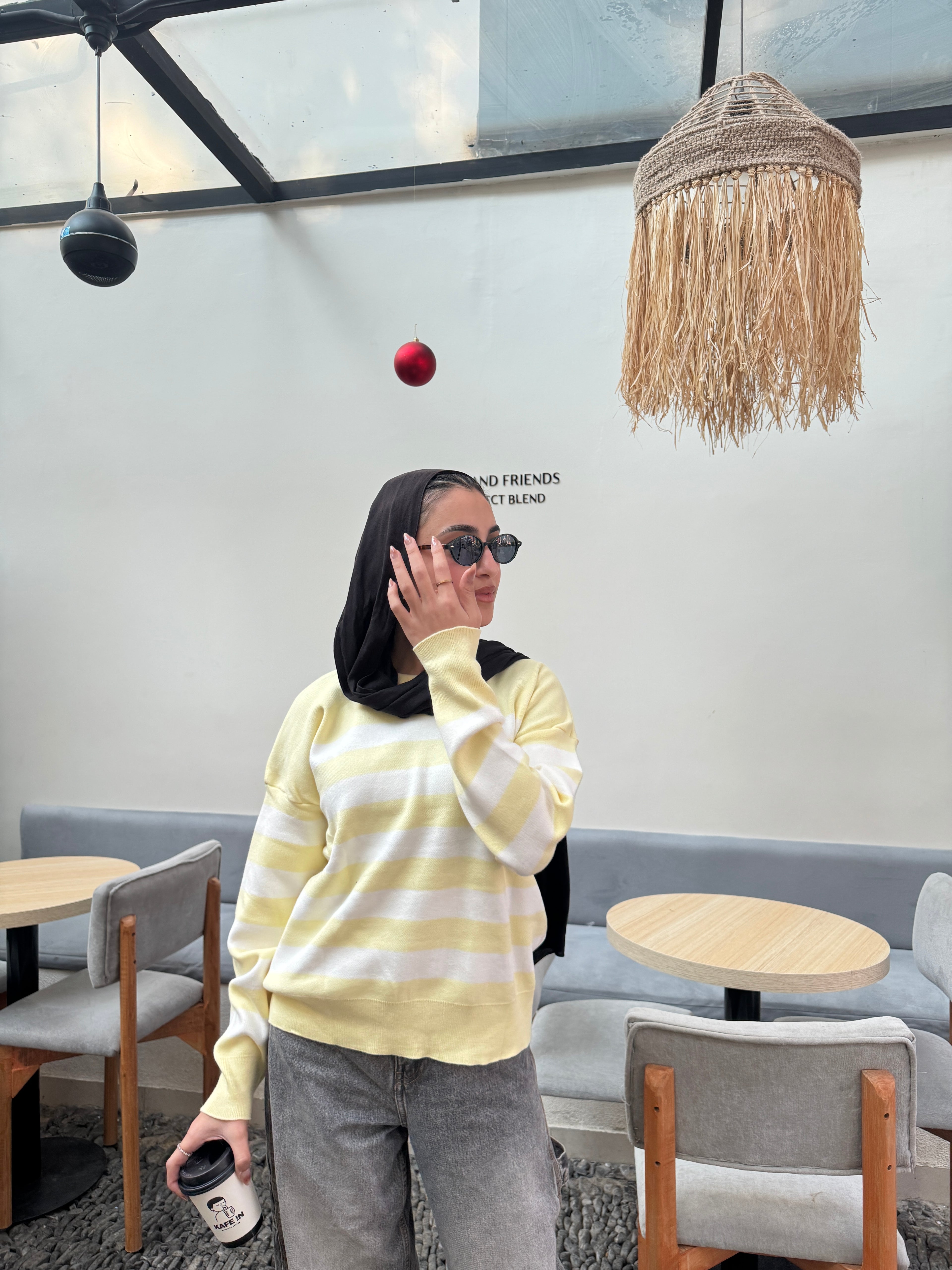 بلوفر اوفر سايز مخطط