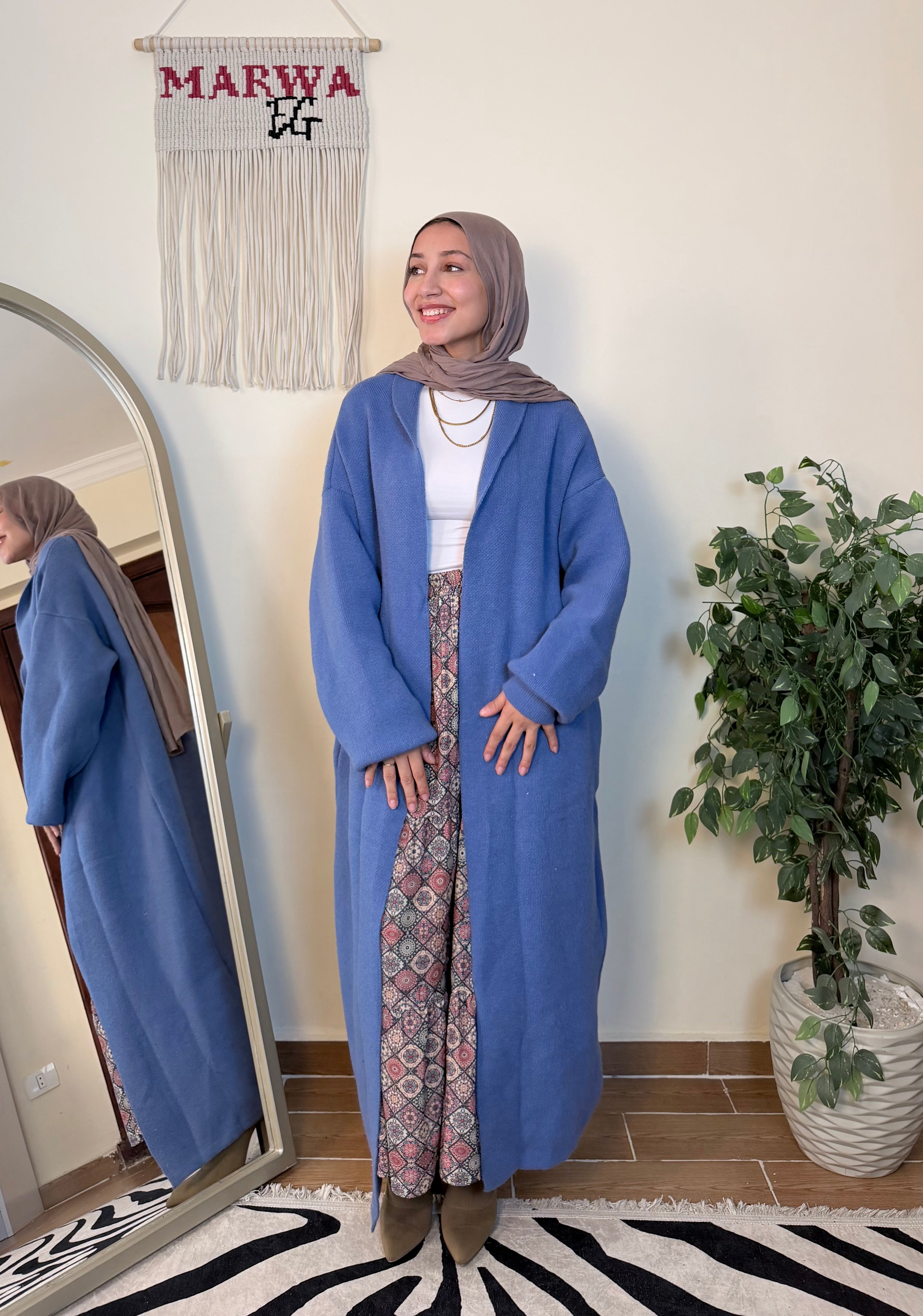 كارديجان صوف طويل