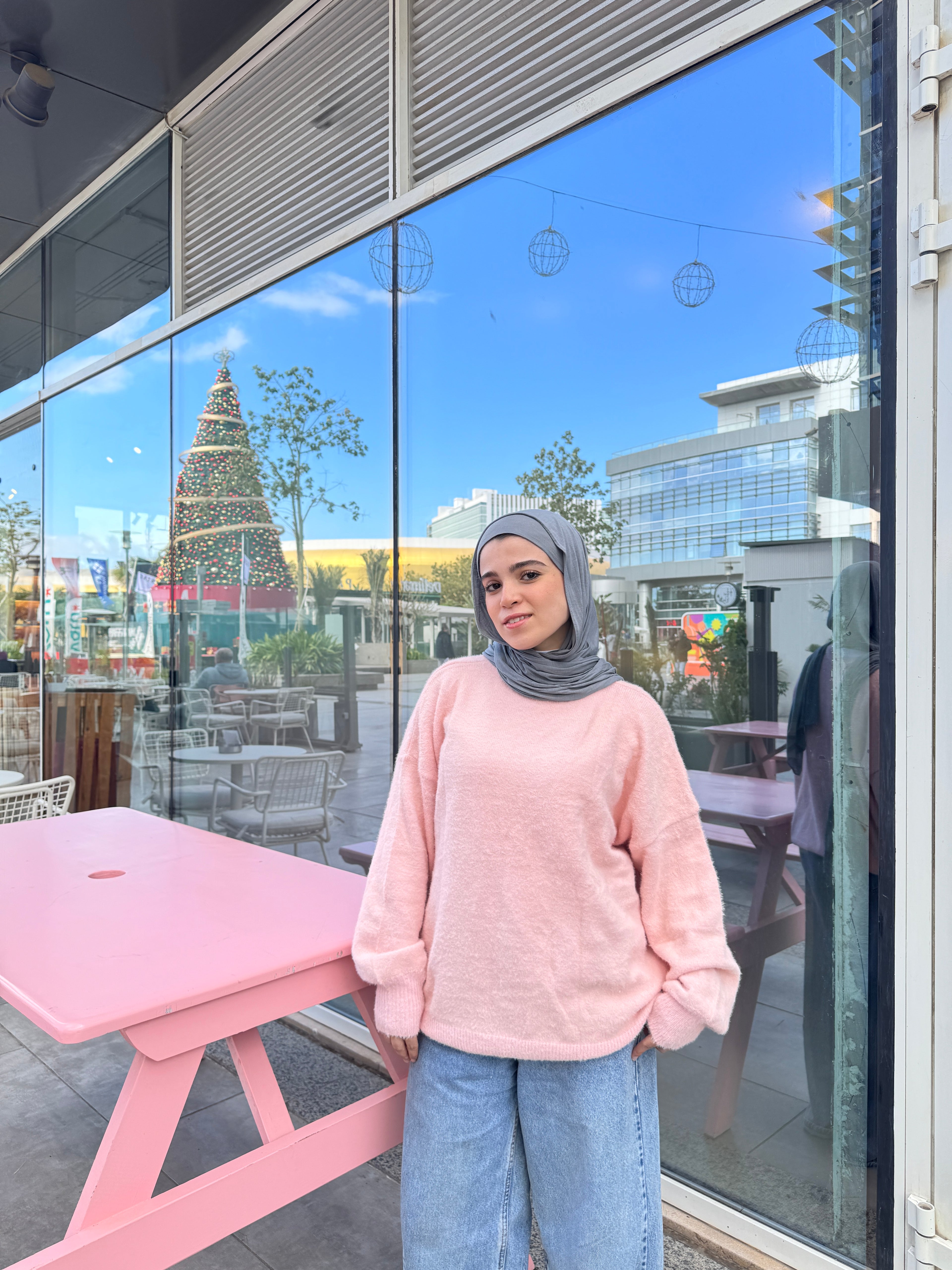 بلوفر موهير أوفر سايز