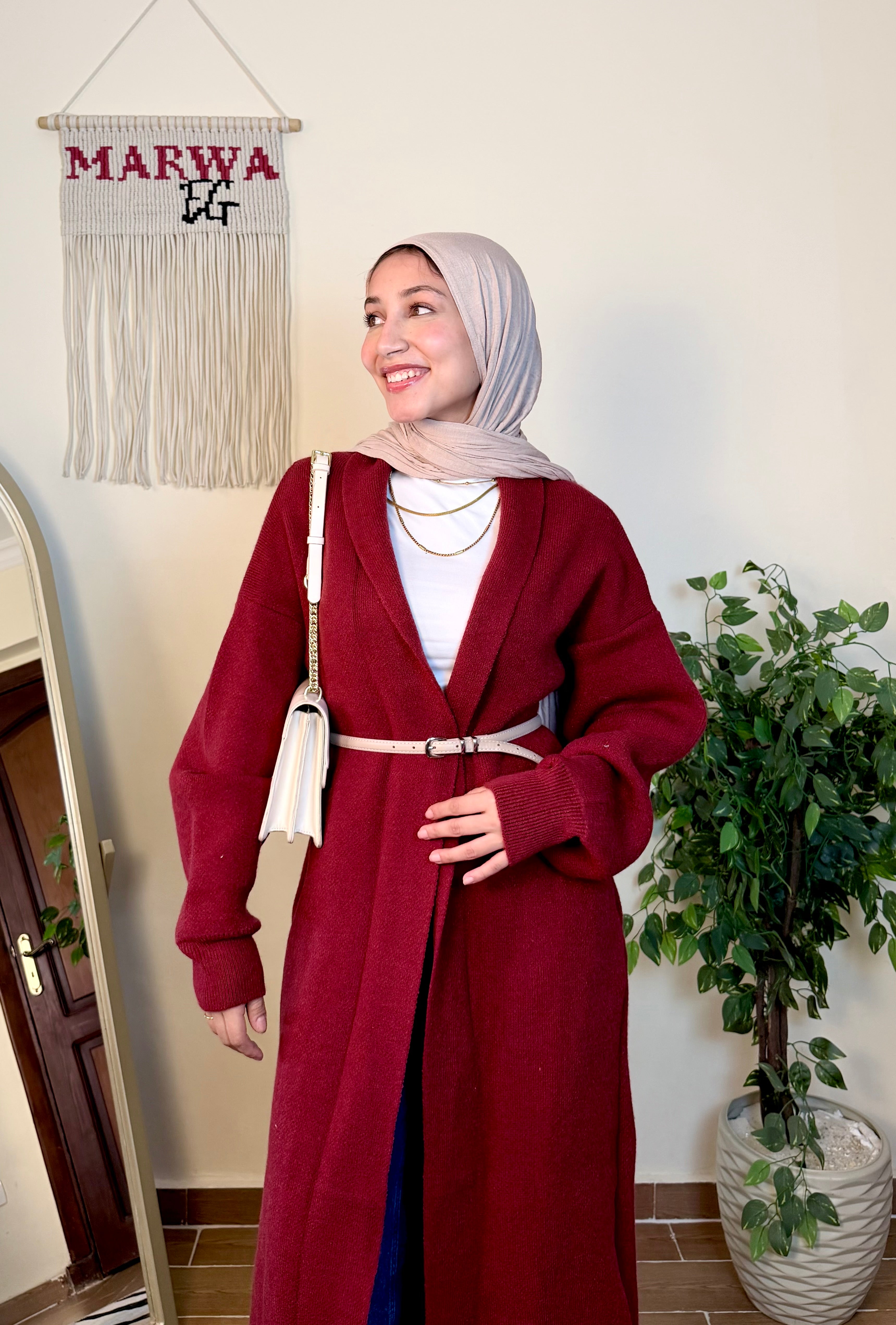 كارديجان صوف طويل