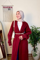 كارديجان صوف طويل