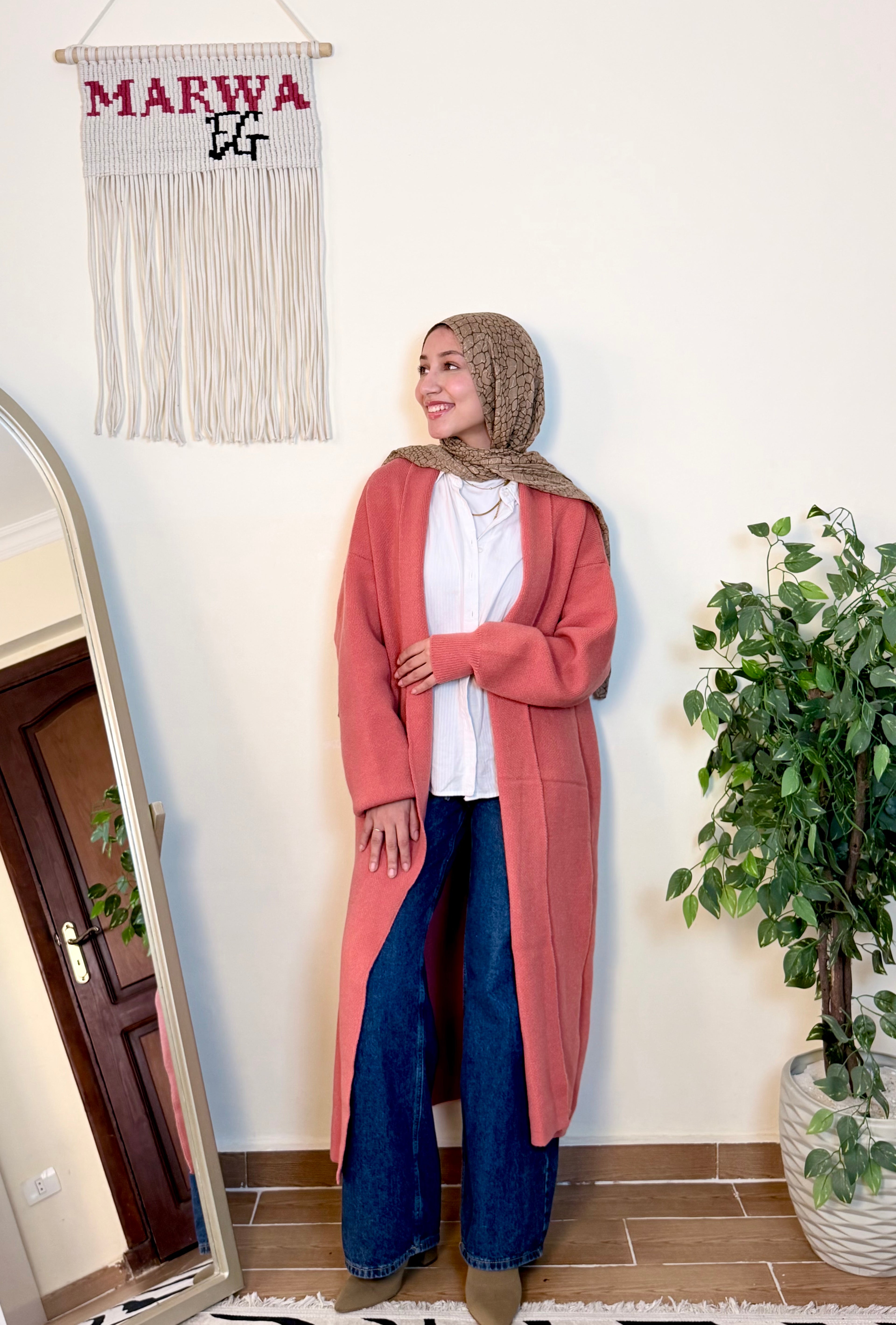 كارديجان صوف طويل