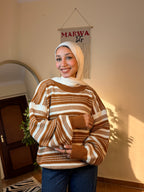 بلوفر مخطط جديد