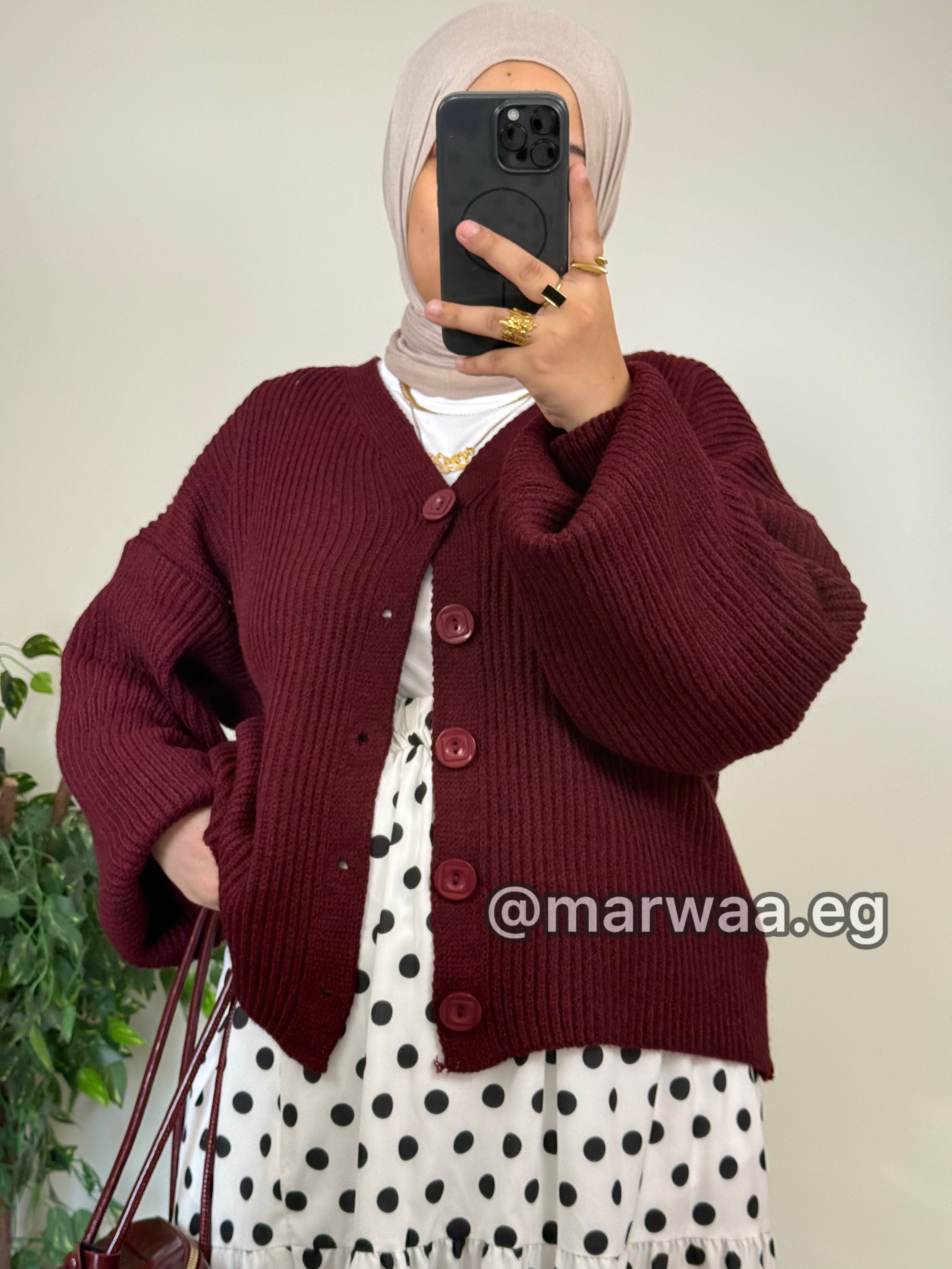 كارديجان صوف قصير